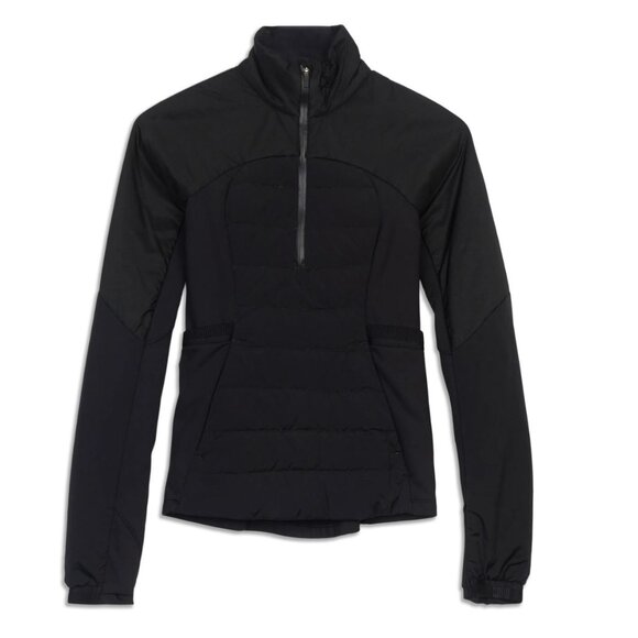 Lululemon Down for It All Pullover Jacket size 8 Black - Picture 12 of 12